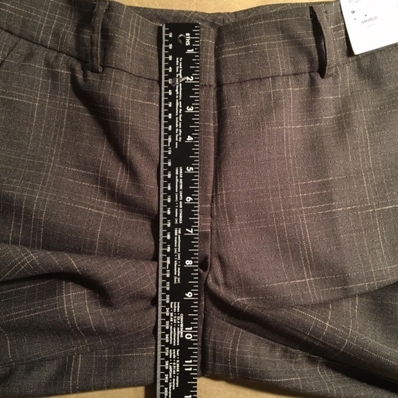 NEW YORK & COMPANY STRETCH Hudson Pant, NWT, DARK/LIGHT BROWN, 8 PETITE - Picture 5 of 8